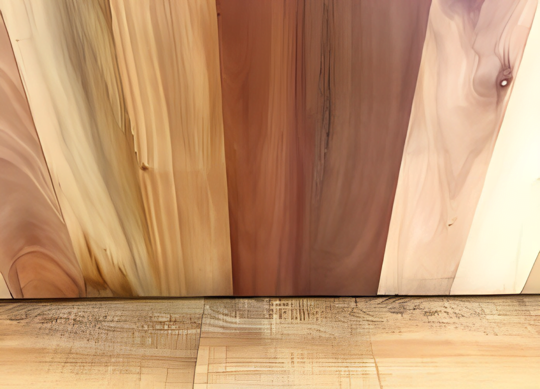 Differences Texture And Color Of Teak Wood