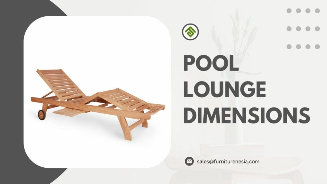 Pool Lounge Chair Dimensions