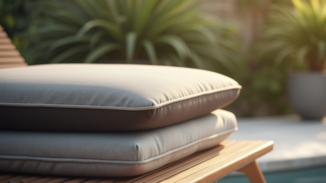 Comfortable Outdoor Cushions With Stain Resistant Fabrics
