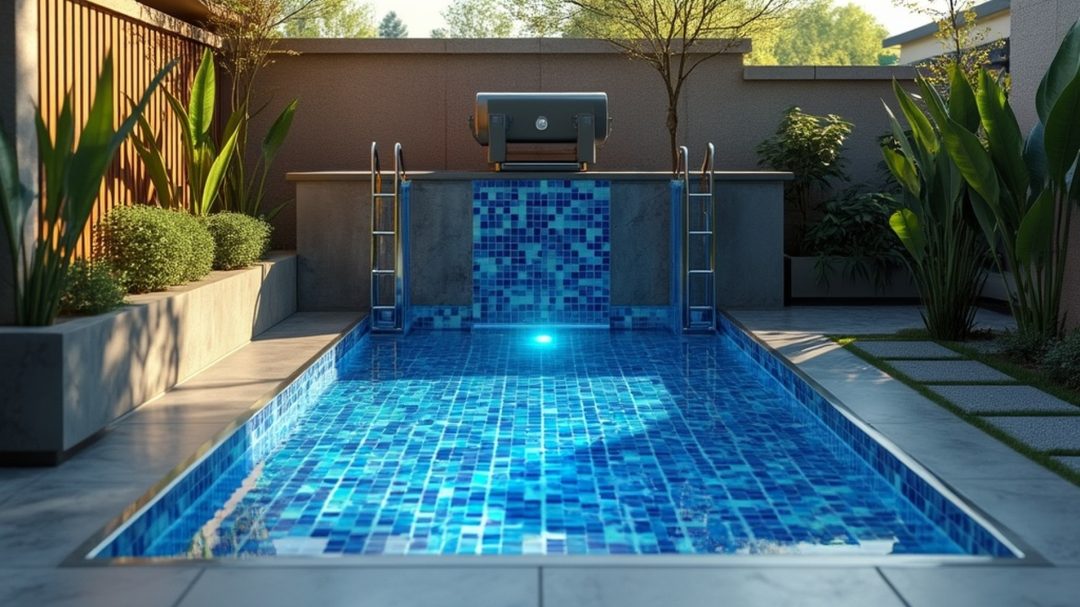 Energy Efficient Plunge Pool With Solar Cover And Automated System