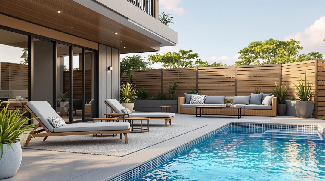 Small Pool Deck Furniture Layout Optimization Strategies