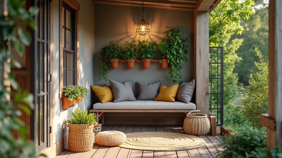 Small Porch Functional Zones