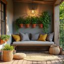 Small Porch Functional Zones