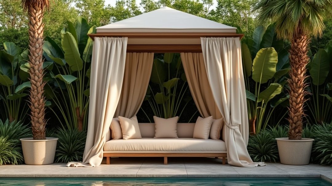 Luxury Outdoor Daybed With Canopy